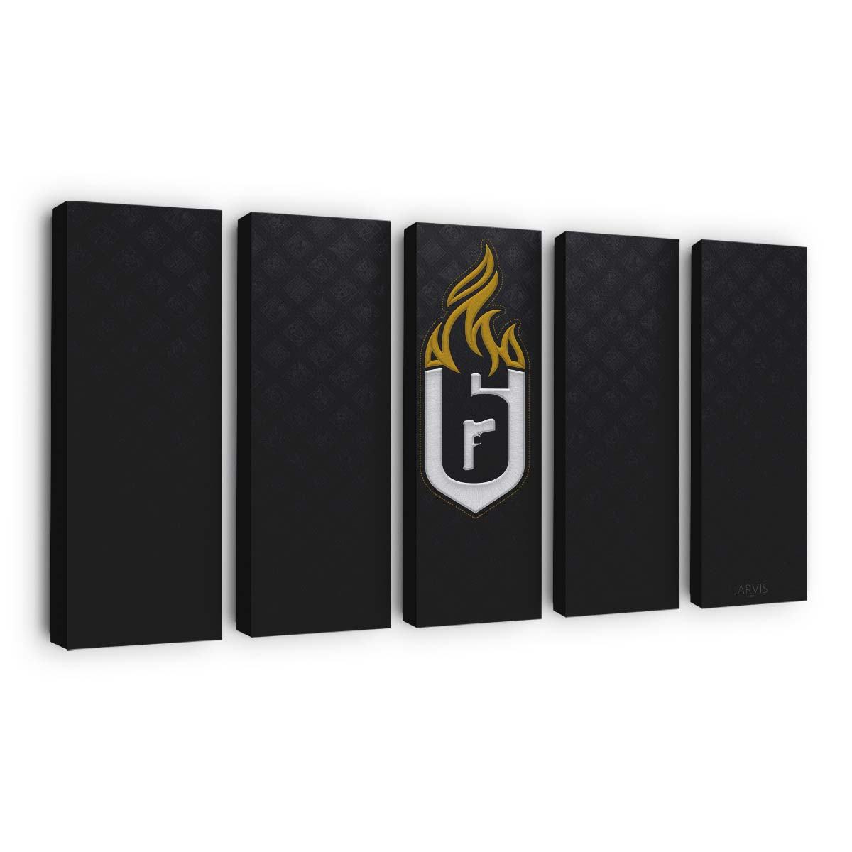 tom clancys rainbow six siege 4k logo rs